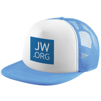 JW.ORG, Καπέλο Soft Trucker με Δίχτυ Γαλάζιο/Λευκό