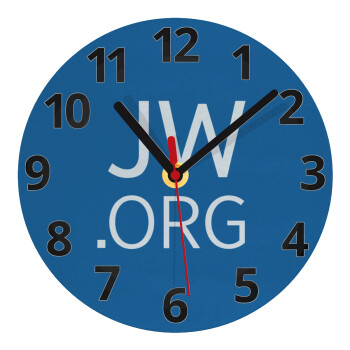 JW.ORG, Ρολόι τοίχου γυάλινο (20cm)