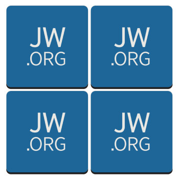 JW.ORG, ΣΕΤ 4 Σουβέρ ξύλινα τετράγωνα (9cm)