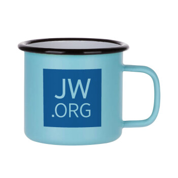JW.ORG, Κούπα Μεταλλική εμαγιέ ΜΑΤ σιέλ 360ml