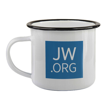 JW.ORG, Κούπα εμαγιέ με μαύρο χείλος 360ml