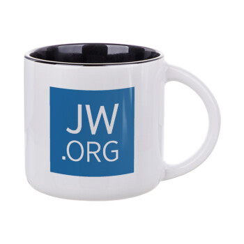 JW.ORG, Κούπα κεραμική 400ml Λευκή/Μαύρη