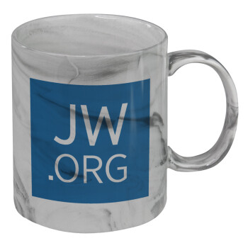 JW.ORG, Mug ceramic marble style, 330ml