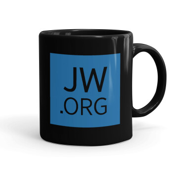 JW.ORG, Mug black, ceramic, 330ml