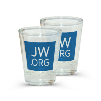 JW.ORG, Σφηνοπότηρα γυάλινα 45ml διάφανα (2 τεμάχια)