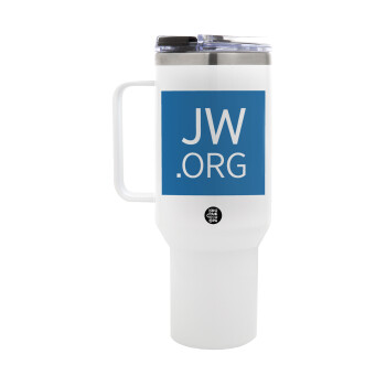 JW.ORG, Mega Tumbler με καπάκι, διπλού τοιχώματος (θερμό) 1,2L