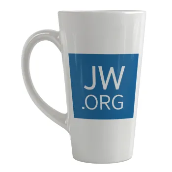 JW.ORG, Κούπα κωνική Latte Μεγάλη, κεραμική, 450ml