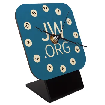 JW.ORG, Επιτραπέζιο ρολόι σε φυσικό ξύλο (10cm)