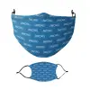 Μάσκα υφασμάτινη Ενηλίκων πολλαπλών στρώσεων με υποδοχή φίλτρου