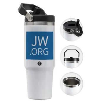 JW.ORG, Θερμός Ανοξείδωτο 30oz με χερούλι