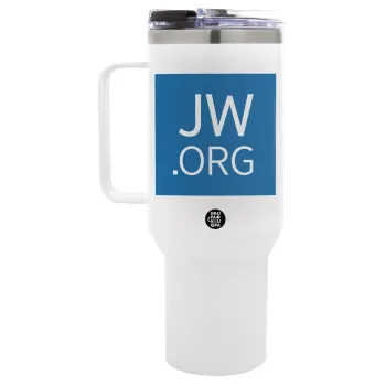 JW.ORG, Mega Tumbler με καπάκι, διπλού τοιχώματος (θερμό) 1,2L