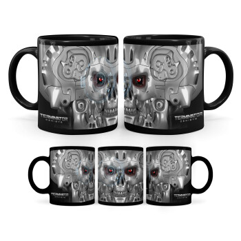 Terminator, Mug black, ceramic, 330ml