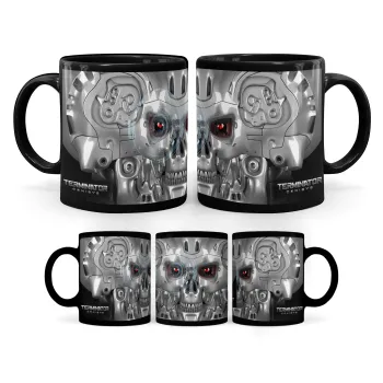 Terminator, Mug black, ceramic, 330ml