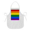 Rainbow flag (LGBT) , Ποδιά Σεφ Ολόσωμη κοντή Ενηλίκων (63x75cm)