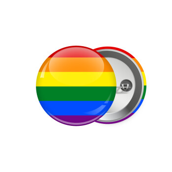 Rainbow flag (LGBT) , Κονκάρδα παραμάνα 5.9cm