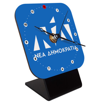 Νέα δημοκρατία, Επιτραπέζιο ρολόι ξύλινο με δείκτες (10cm)