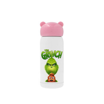 mr grinch, Ροζ ανοξείδωτο παγούρι θερμό (Stainless steel), 320ml