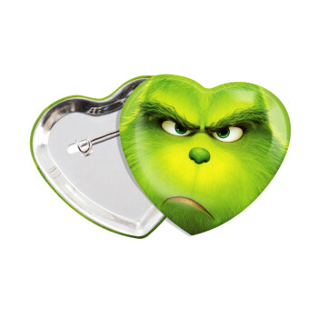 mr grinch, Κονκάρδα παραμάνα καρδιά (57x52mm)