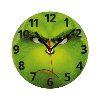 mr grinch, Ρολόι τοίχου γυάλινο (20cm)