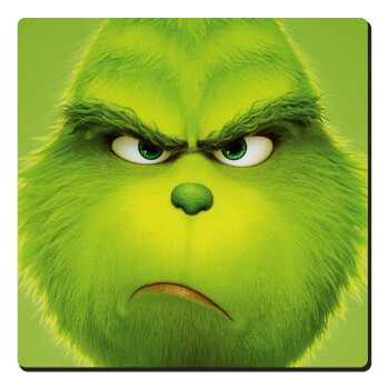 mr grinch, Τετράγωνο μαγνητάκι ξύλινο 6x6cm