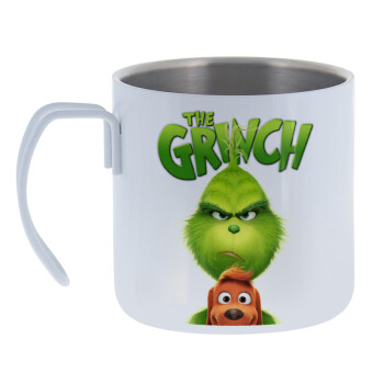 mr grinch, Mug Stainless steel double wall 400ml