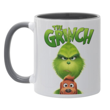 mr grinch, Mug colored grey, ceramic, 330ml