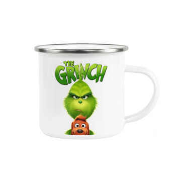 mr grinch, Metallic enamel cup white 360ml