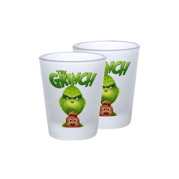 mr grinch, Σφηνοπότηρα γυάλινα 45ml του πάγου (2 τεμάχια)