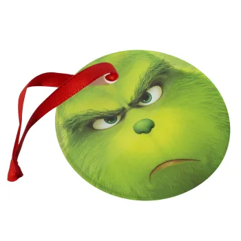 mr grinch, Στολίδι Χριστουγεννιάτικο στολίδι γυάλινο 9cm