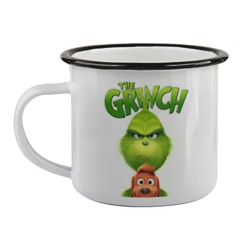 mr grinch, Κούπα εμαγιέ με μαύρο χείλος 360ml