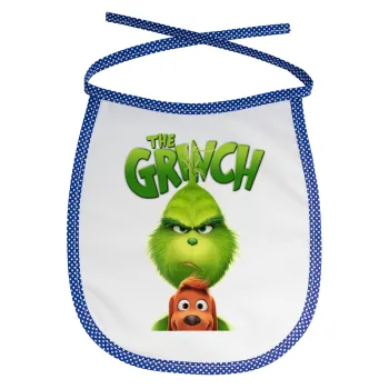 mr grinch, Σαλιάρα μωρού αλέκιαστη με κορδόνι Μπλε