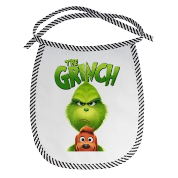 mr grinch, Σαλιάρα μωρού αλέκιαστη με κορδόνι Μαύρη