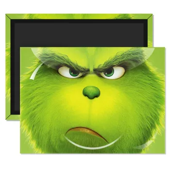 mr grinch, Ορθογώνιο μαγνητάκι ψυγείου διάστασης 9x6cm