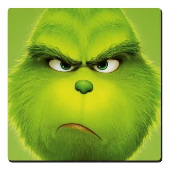 mr grinch, Τετράγωνο μαγνητάκι ξύλινο 6x6cm
