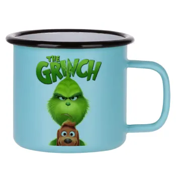 mr grinch, Κούπα Μεταλλική εμαγιέ ΜΑΤ σιέλ 360ml