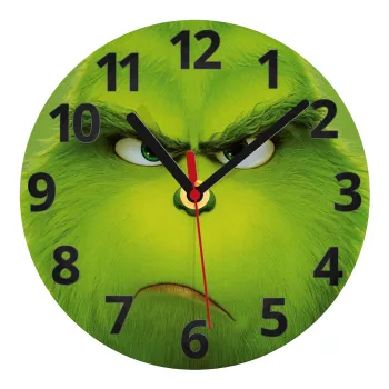 mr grinch, Ρολόι τοίχου γυάλινο (20cm)