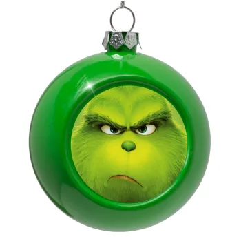 mr grinch, Green Christmas tree ornament bauble 8cm