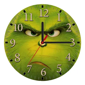 mr grinch, Ρολόι τοίχου ξύλινο plywood (20cm)