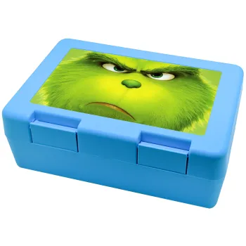 mr grinch, Children's cookie container LIGHT BLUE 185x128x65mm (BPA free plastic)