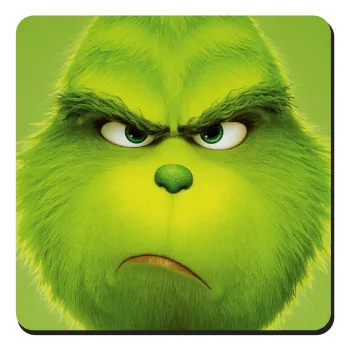 mr grinch, Τετράγωνο μαγνητάκι ξύλινο 9x9cm