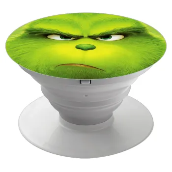mr grinch, Phone Holders Stand  White Hand-held Mobile Phone Holder