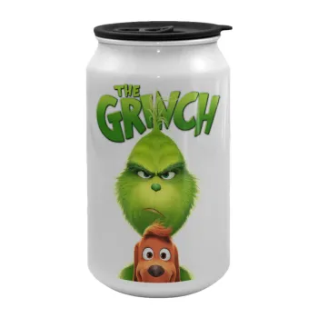 mr grinch, Κούπα ταξιδιού μεταλλική με καπάκι (tin-can) 500ml