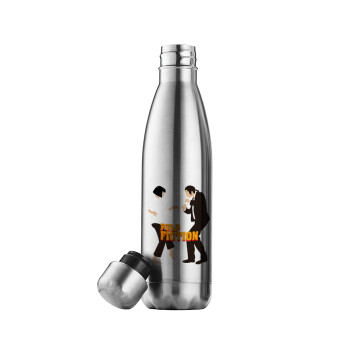 Pulp Fiction dancing, Μεταλλικό παγούρι θερμός Inox (Stainless steel), διπλού τοιχώματος, 500ml