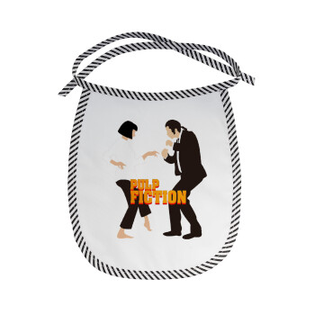 Pulp Fiction dancing, Σαλιάρα μωρού αλέκιαστη με κορδόνι Μαύρη