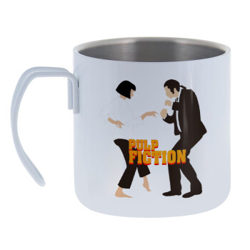 Pulp Fiction dancing, Mug Stainless steel double wall 400ml