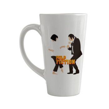 Pulp Fiction dancing, Κούπα κωνική Latte Μεγάλη, κεραμική, 450ml