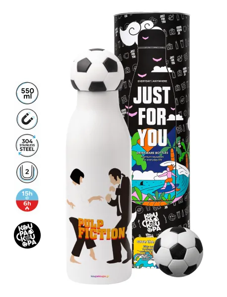 Pulp Fiction dancing — Soccer Metal mug thermos, double wall, 550ml