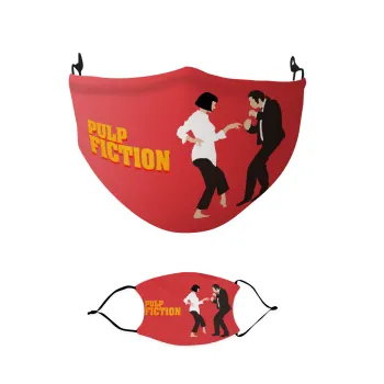 Pulp Fiction dancing, Μάσκα υφασμάτινη παιδική πολλαπλών στρώσεων με υποδοχή φίλτρου