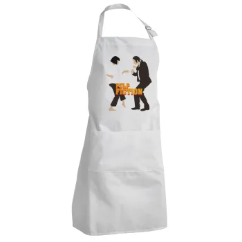 Pulp Fiction dancing, Adult Chef Apron (with sliders and 2 pockets)