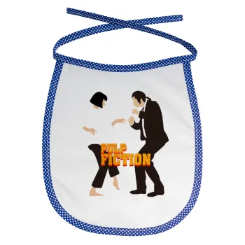 Pulp Fiction dancing, Σαλιάρα μωρού αλέκιαστη με κορδόνι Μπλε